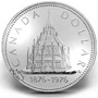  100th anniversary of the completion of the Library of Parliament. Composition: 50% Ag, 50% Cu (0.375 oz actual silver weight)