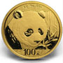 The 1/4 oz Gold Panda was replaced with this 8 gram Gold Panda, still containing .999 fine Gold.