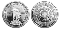 Swiss Platinum Shooting Thaler - 1 oz. n/a , Bullion coin