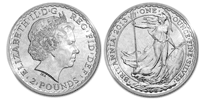 Silver Britannia - 1 oz. £2 , Bullion coin